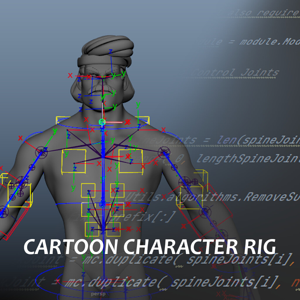 ArtStation - Cartoon Character Rig