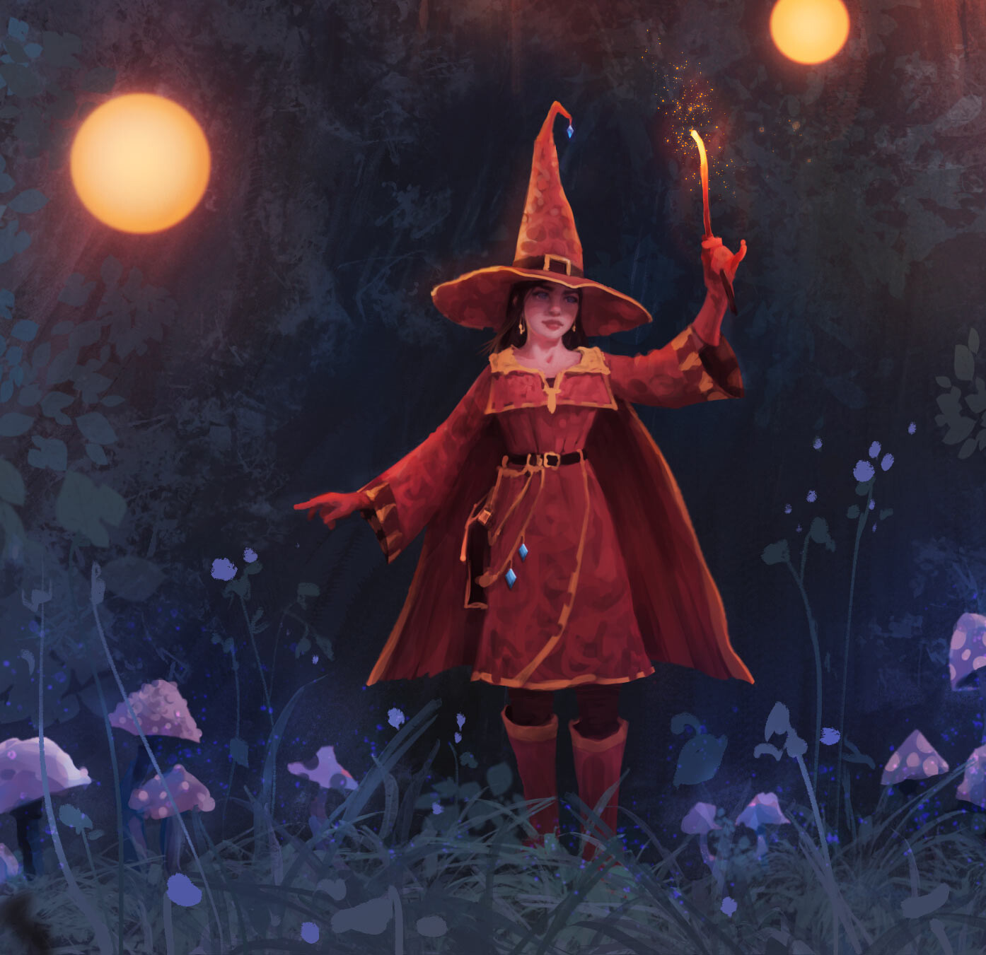 ArtStation - The Red Witch