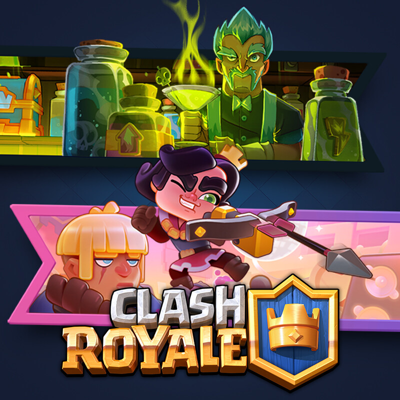 ArtStation Clash Royale Battle Banners November Pack