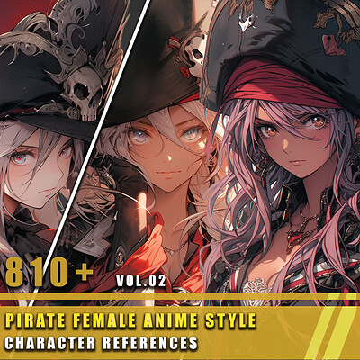 ArtStation - 360+ Original King Male Anime Style - References Pack Vol.05