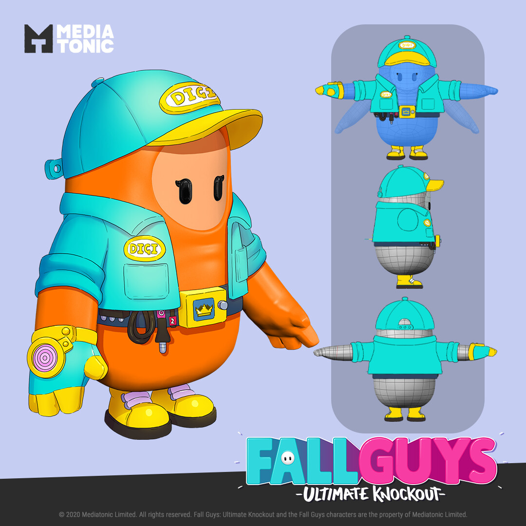 ArtStation - Fall Guys: Digi