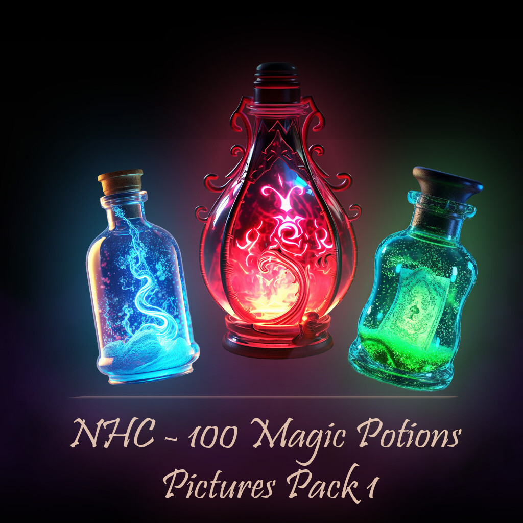 ArtStation - NHC -Magic Potions Pictures