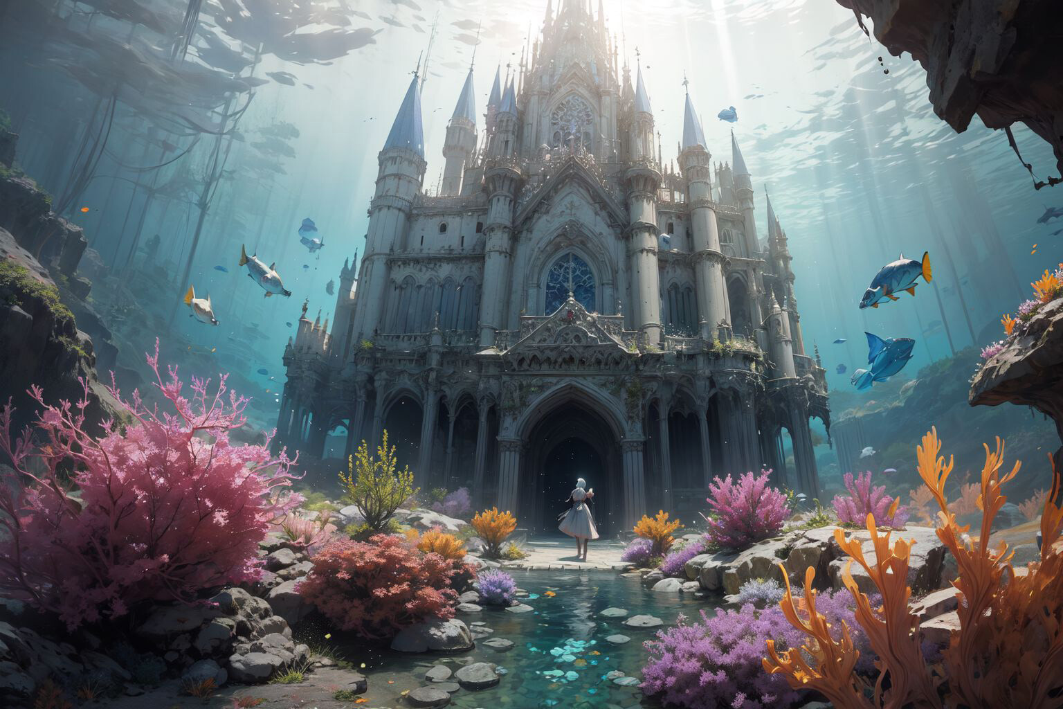 ArtStation 293 Underwater World Kingdom reference Ideas Illustration