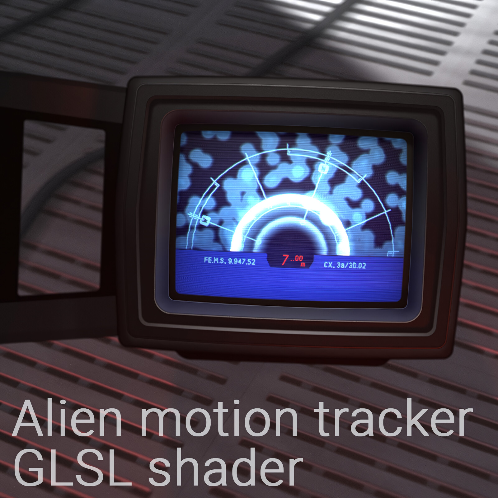 ArtStation Aliens motion tracker shader