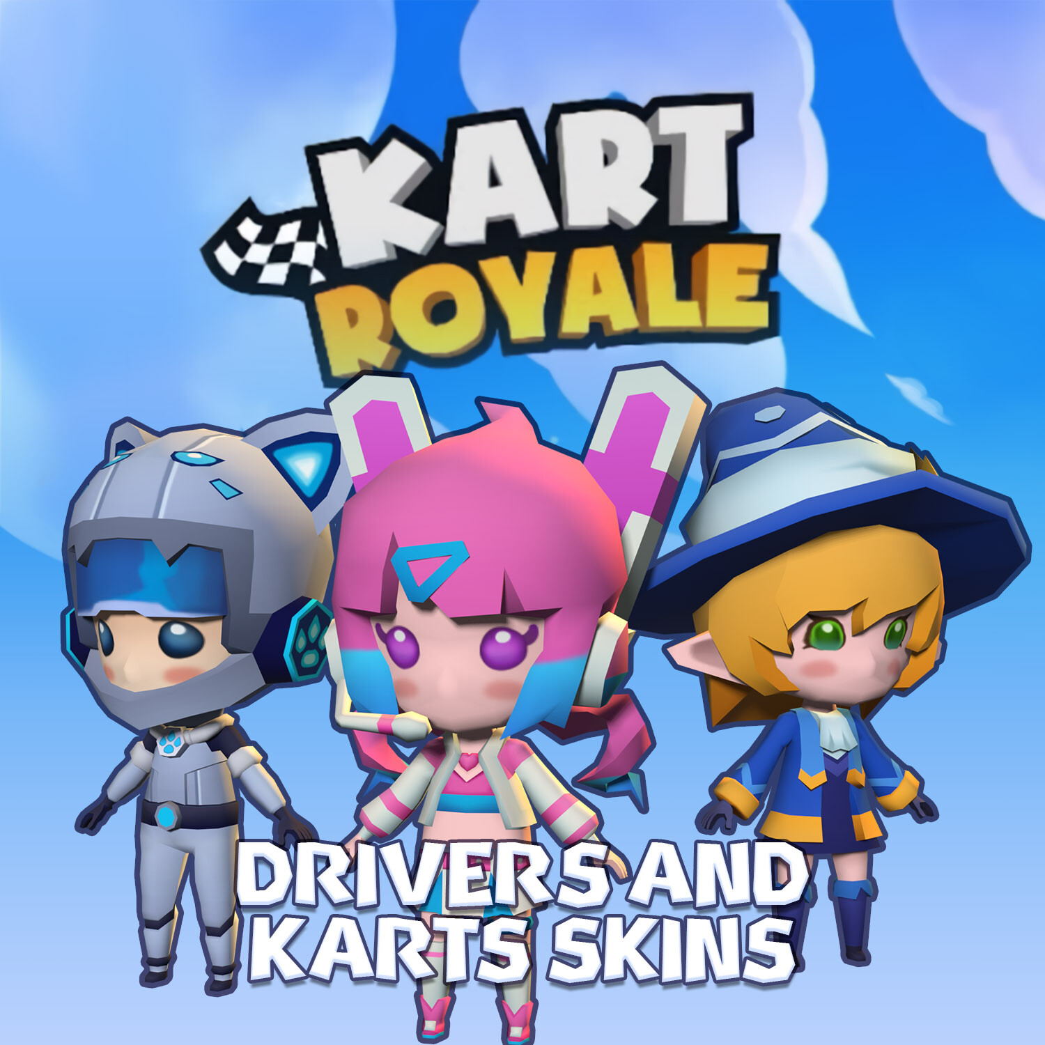 ArtStation Kart Royale! drivers and karts