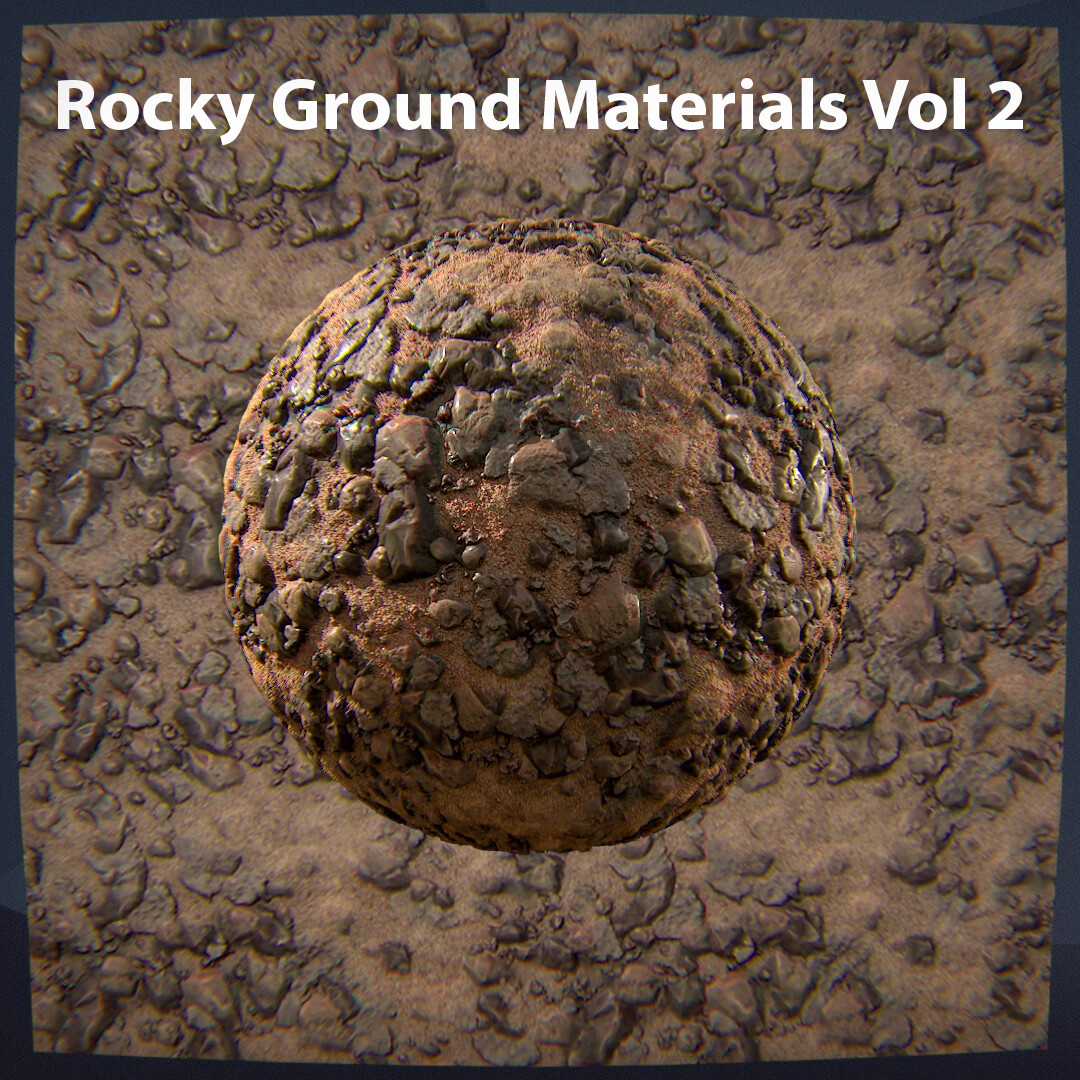 ArtStation - Rocky Ground Materials Vol 2