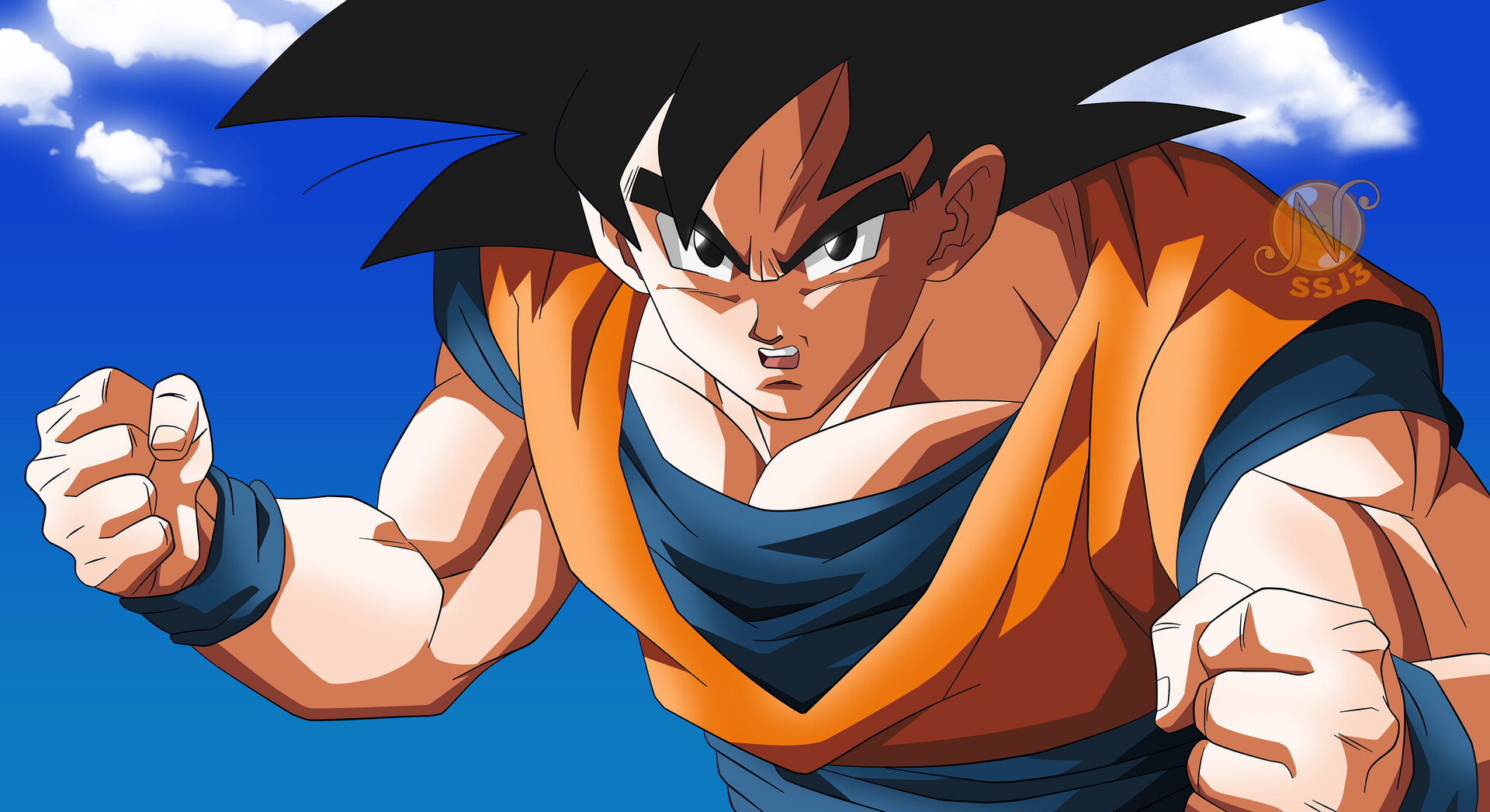 ArtStation - Goku Fighting Vegeta