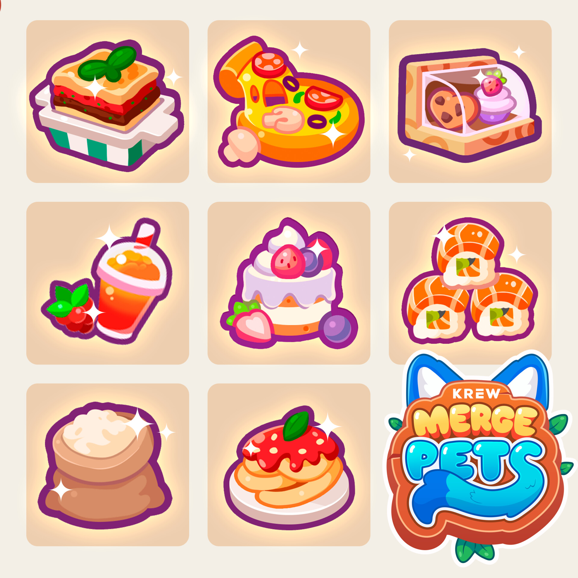 ArtStation KREW Merge Pets Foods & Generators