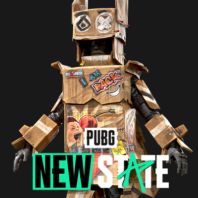 PUBG New State - BatBoxman Outfit