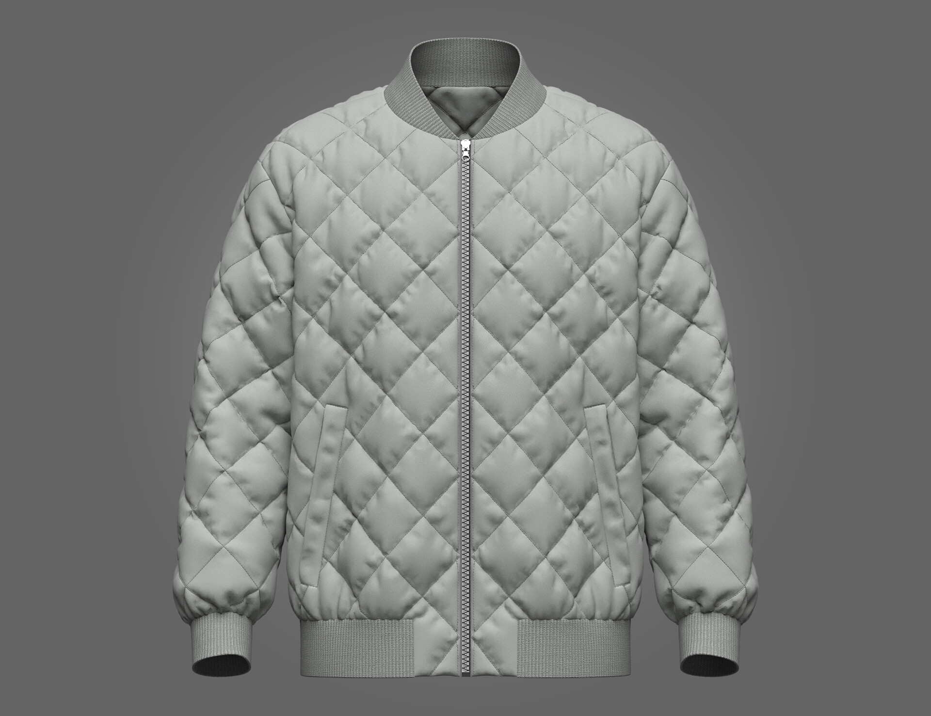 ArtStation - Men's Oversized Puffer Jacket 3d Model