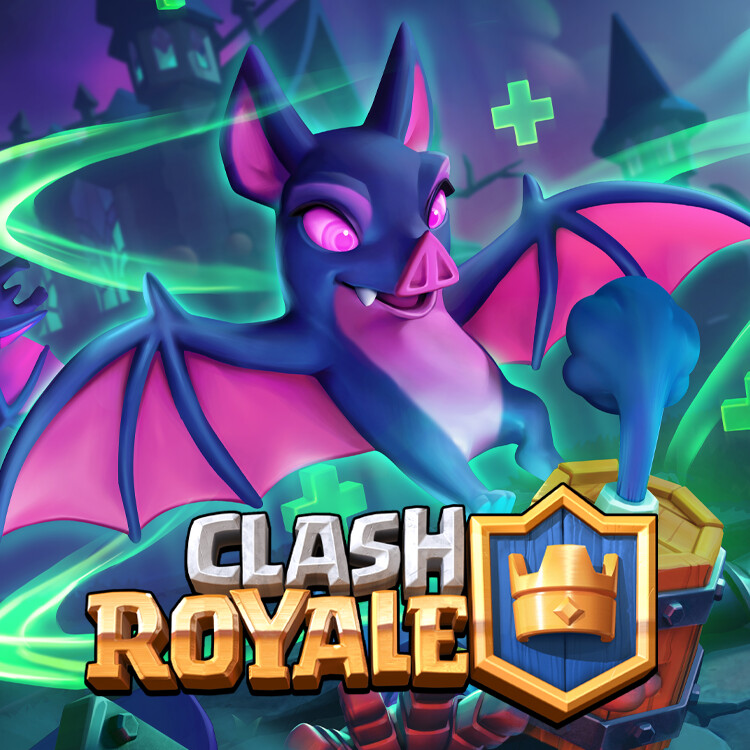 ArtStation Clash Royale Key Art Bats Evolution