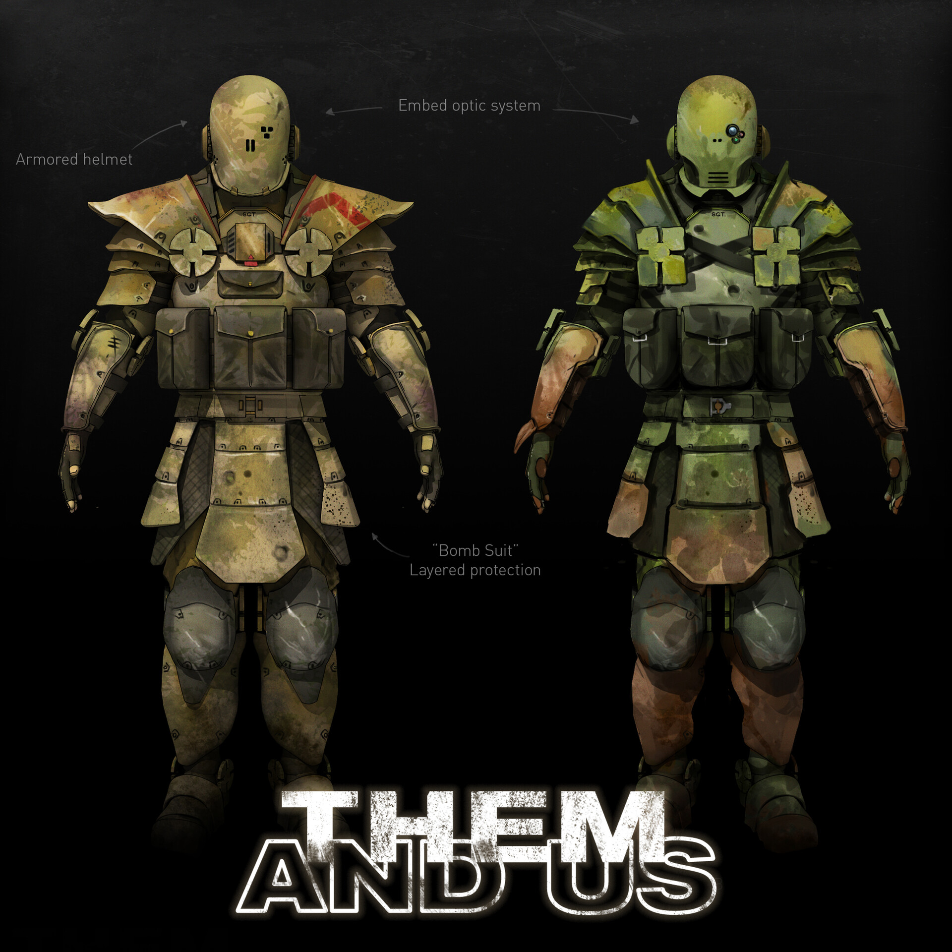 ArtStation - Armored Soldier - Them and Us