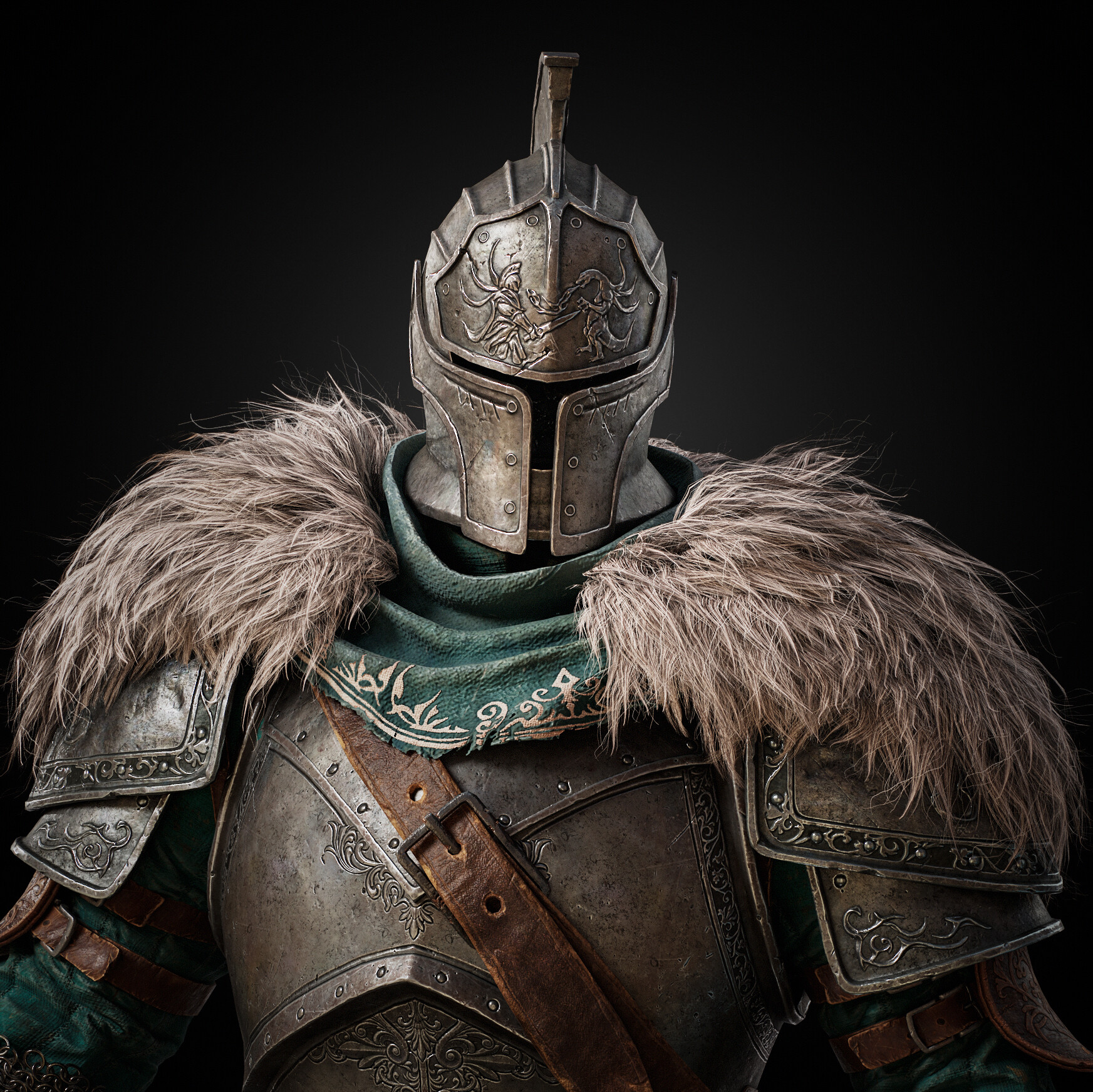 ArtStation - Dark Souls II - Faraam Knight Fan art