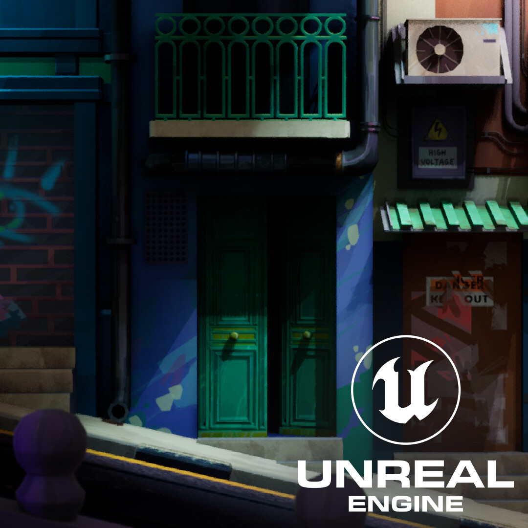 ArtStation - Street Background