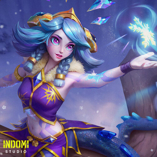 ArtStation - Snow Neeko - League Of Legends Fan Art