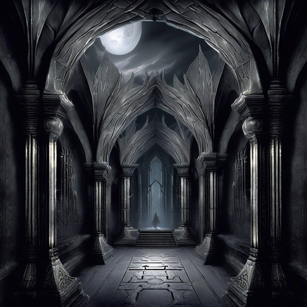 ArtStation - Silver Halls in Dark Land