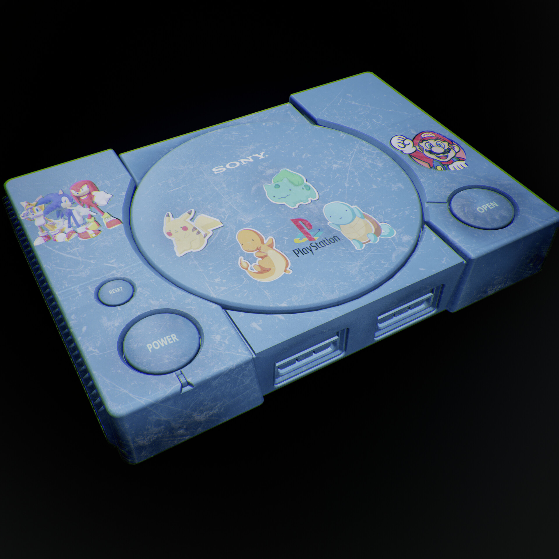 ArtStation - PS1 FANART LOWPOLY