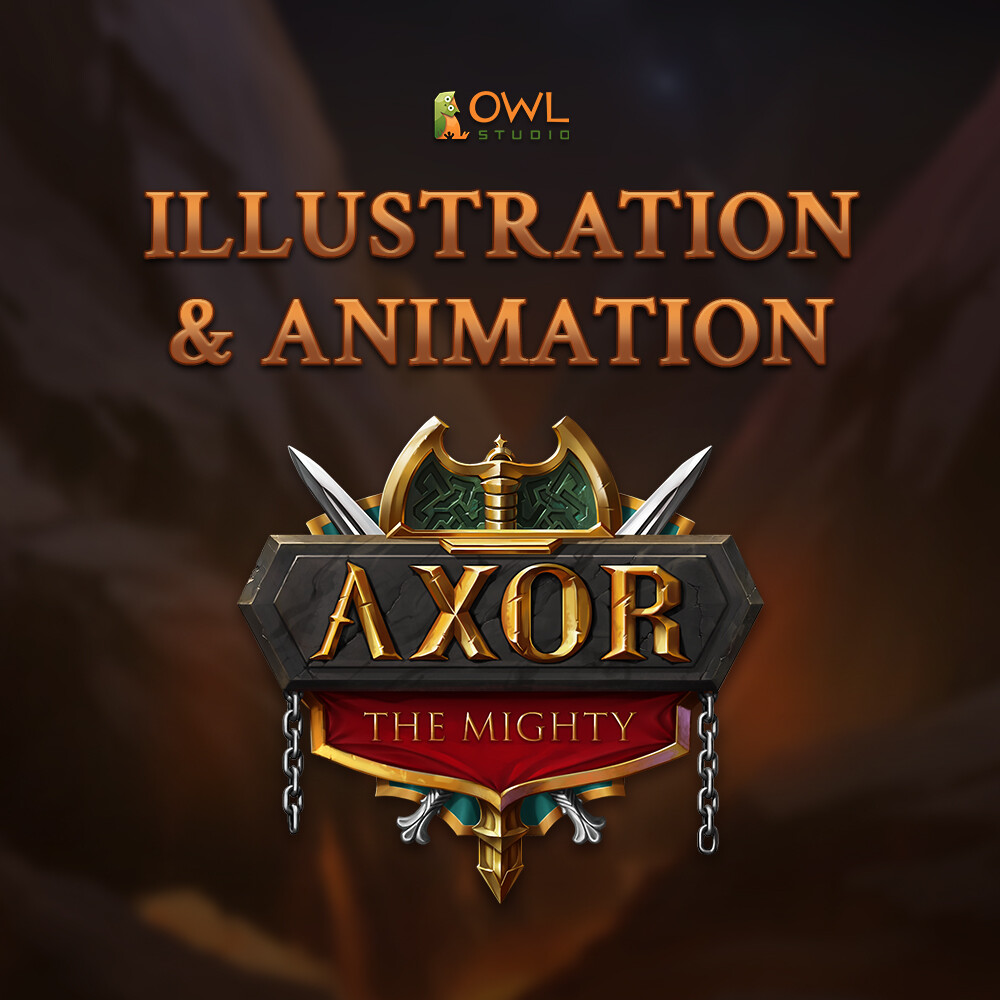 ArtStation - Axor the Mighty - semi-realistic game illustration and ...