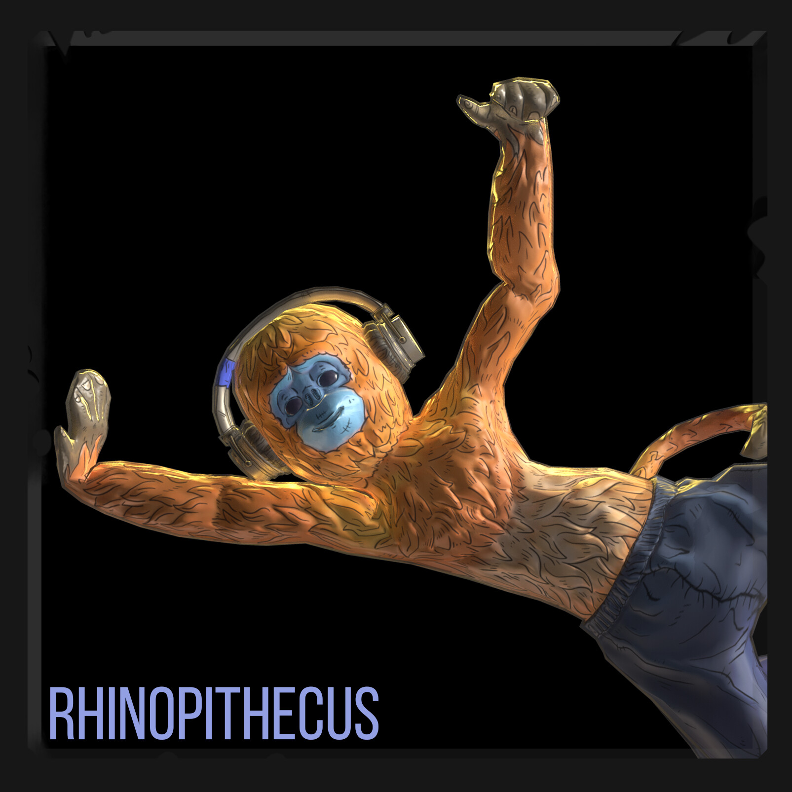 ArtStation - Rhinopithecus