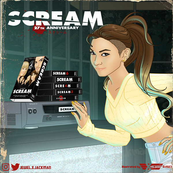 ArtStation - Scream 27th Anniversary: Jewel Jackman