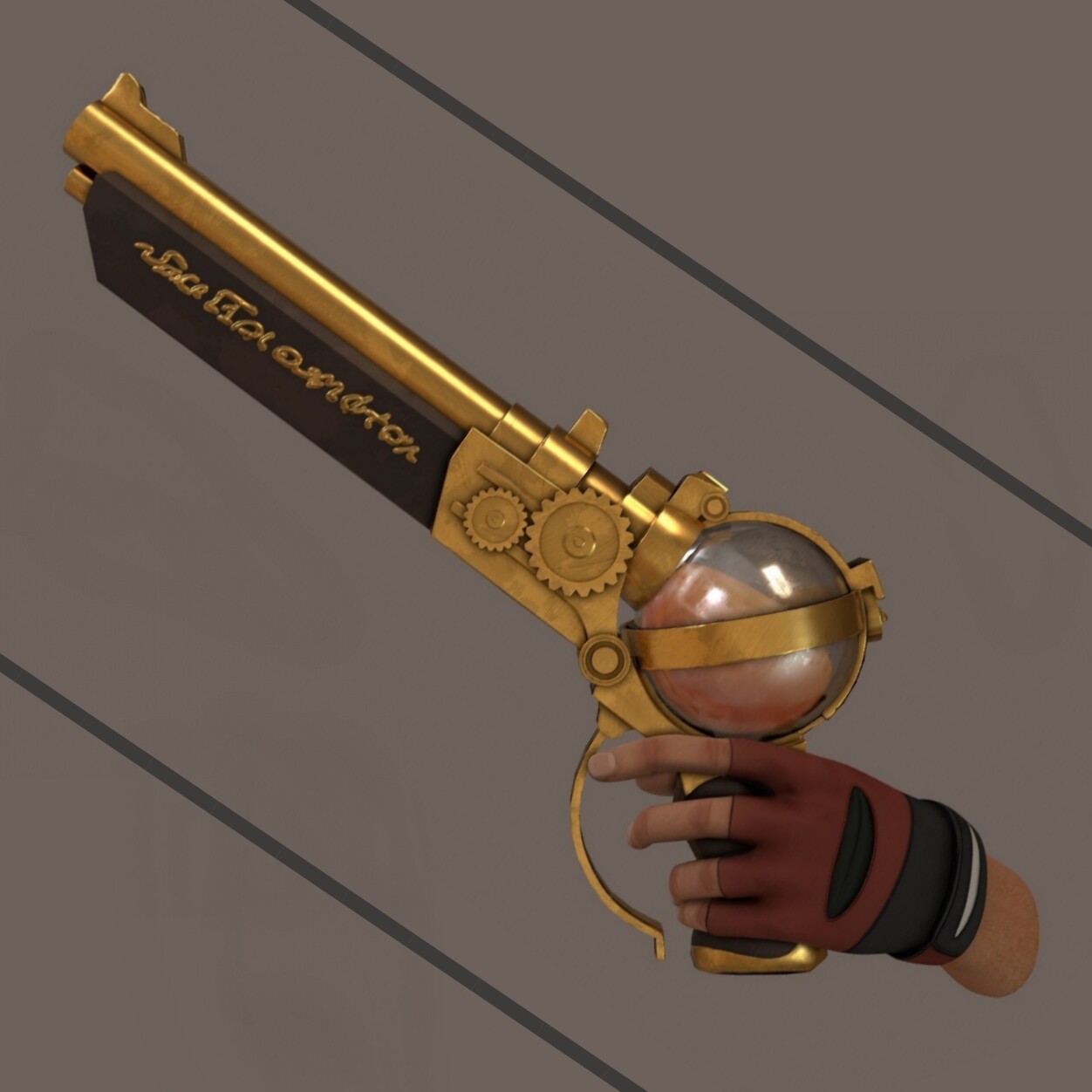 ArtStation Flask Lock Pistol