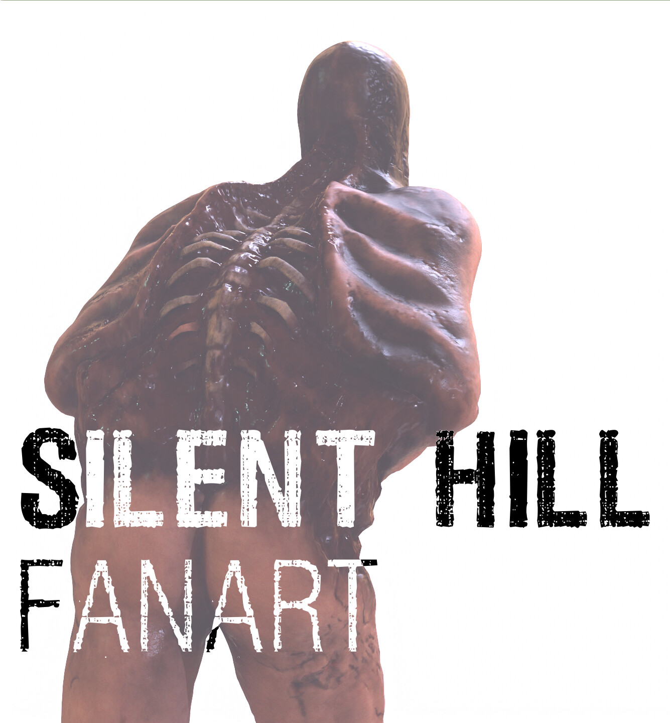 ArtStation - Lying Figure-Silent Hill 2 Fanart