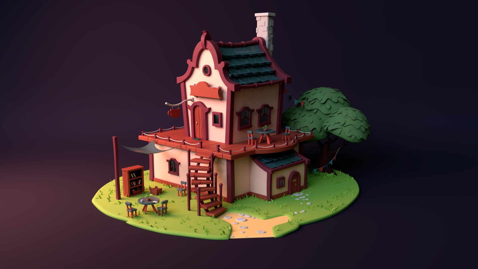 Book Café Environment