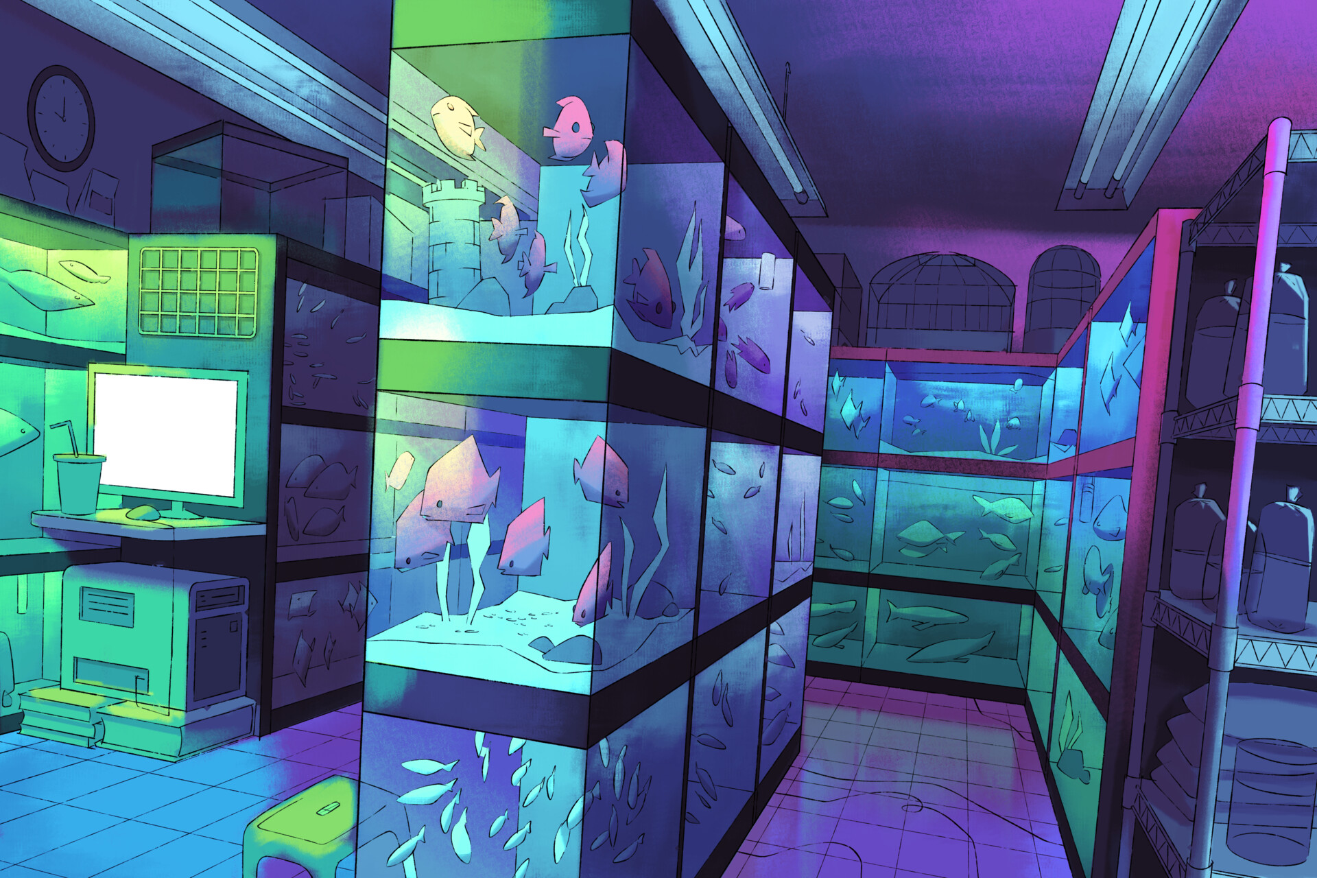 ArtStation - Background Artist - Old Fish Market