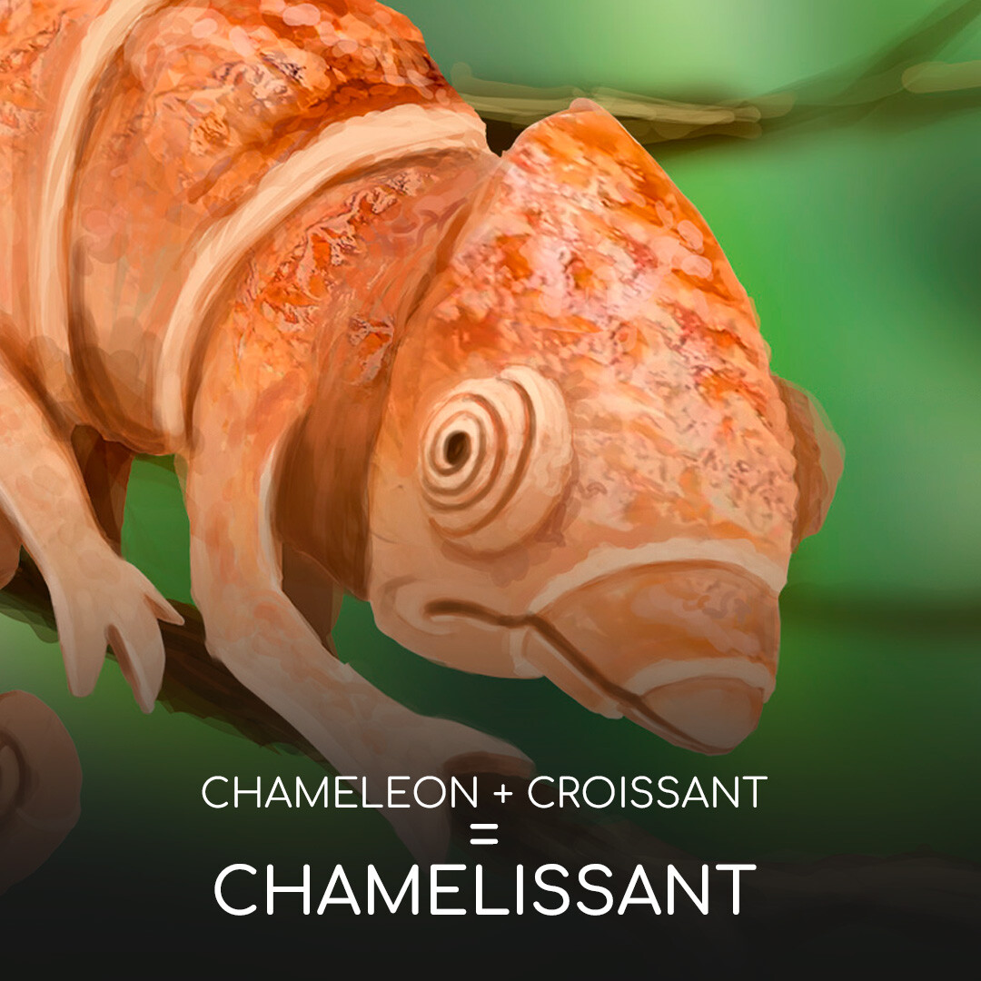 ArtStation - Foodimals - Chamelissant