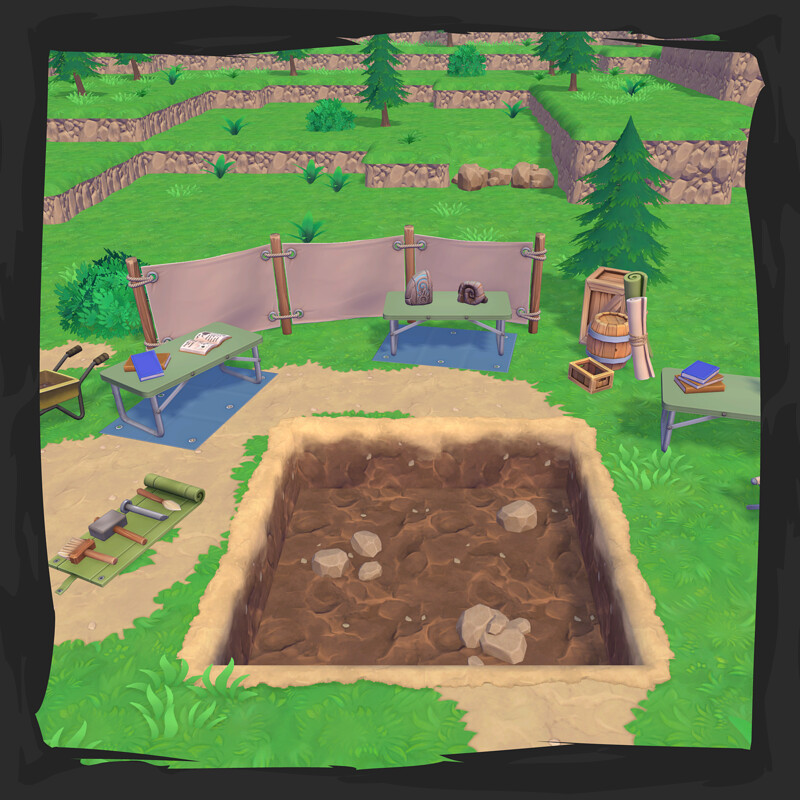 Cancelled Project - Fantasy Farm RPG - Excavation