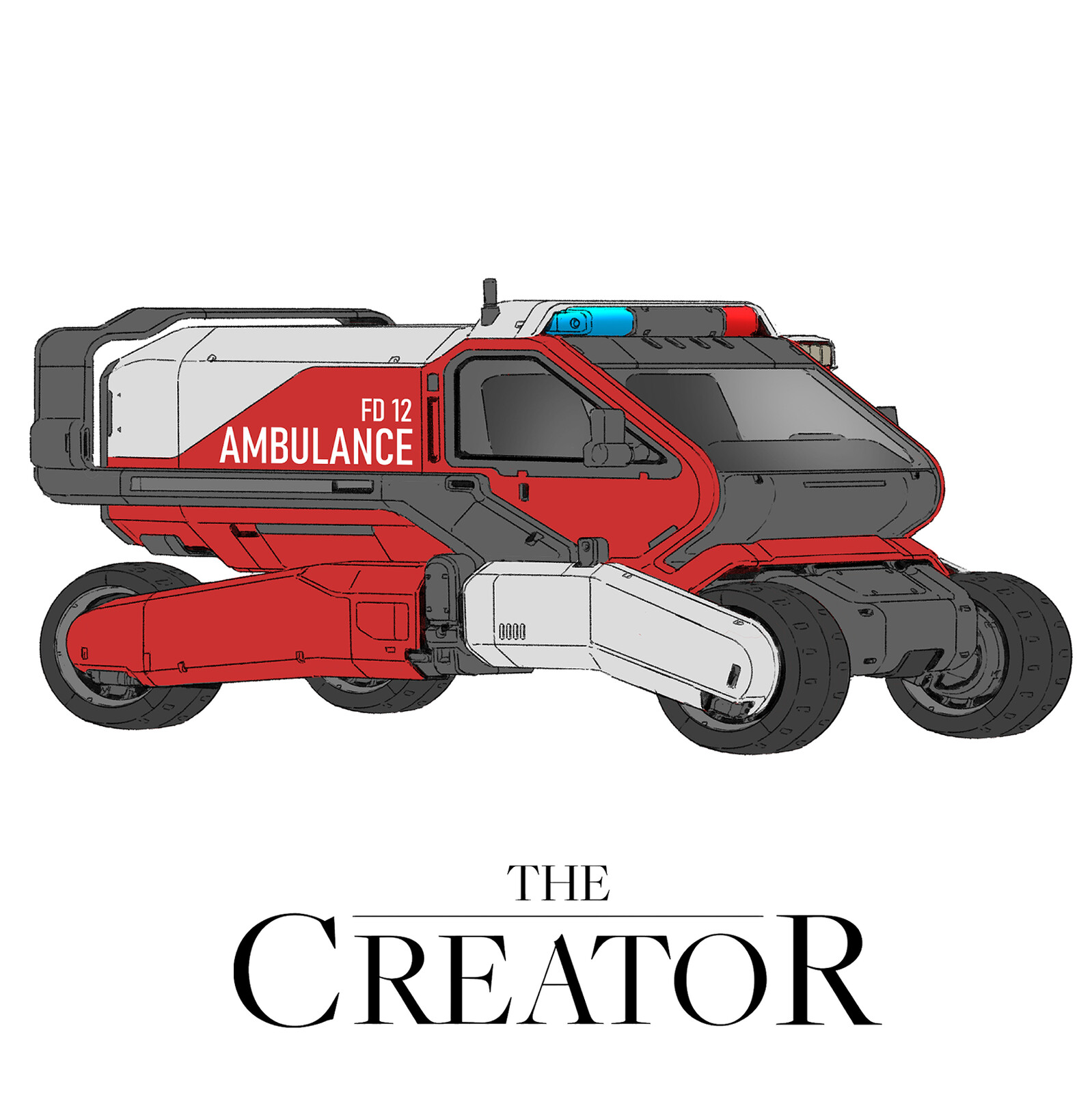 The Creator - vehicles and robot heads