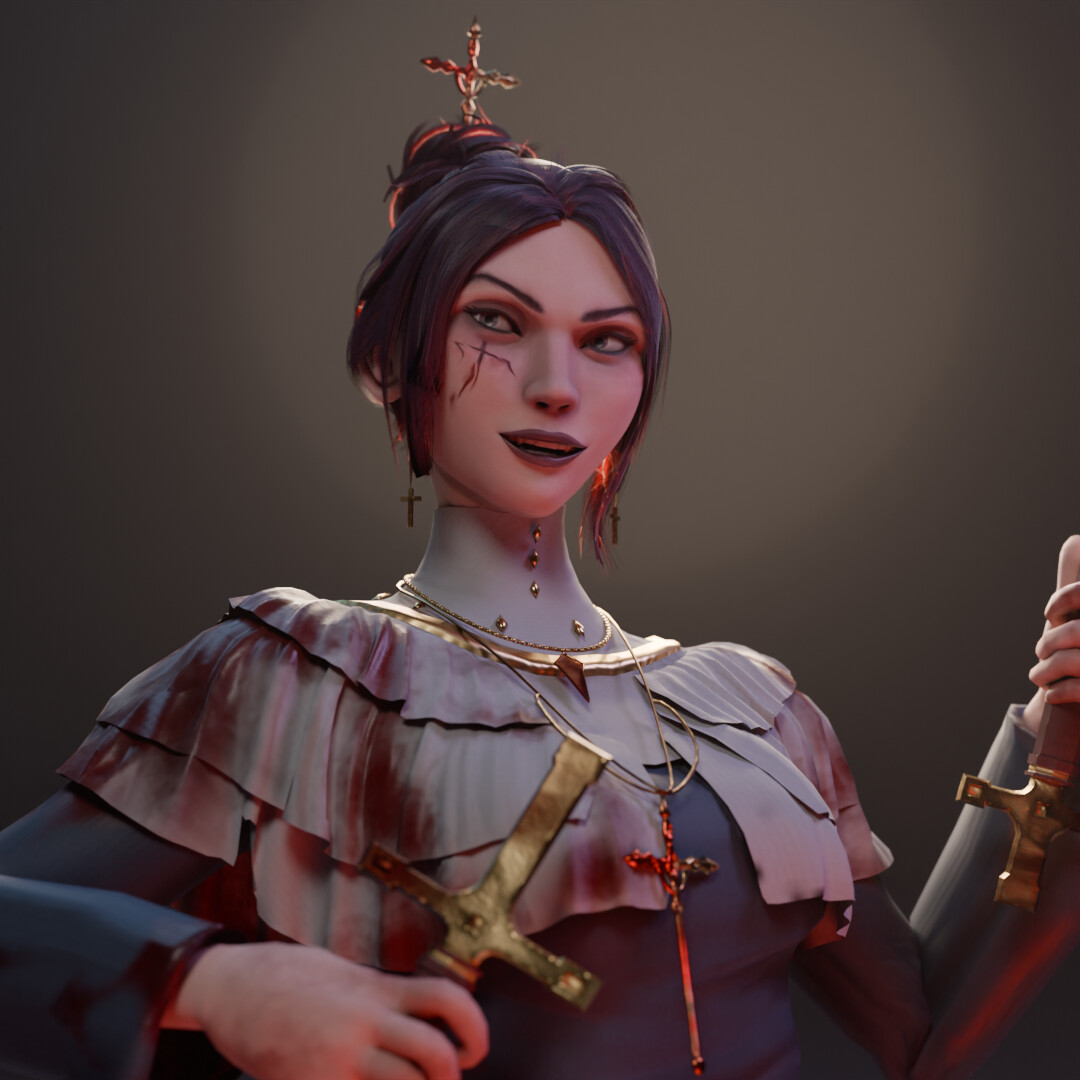 ArtStation - Killer Nun