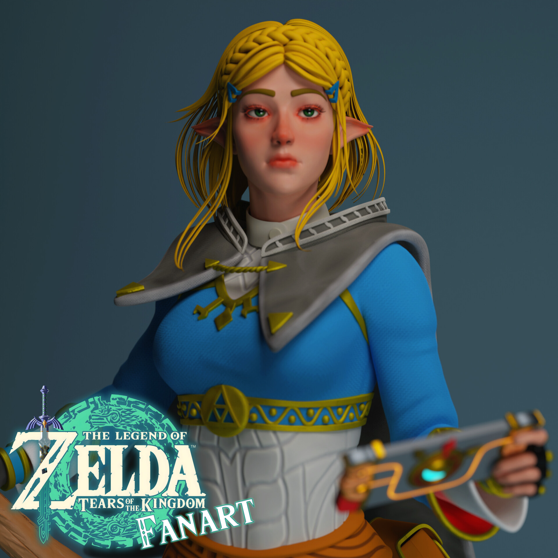 ArtStation - The Legend of Zelda Tears of the Kingdom - Princess Zelda ...