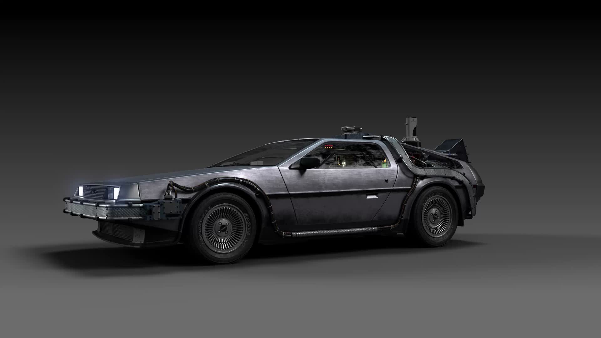 ArtStation - Back to the Future 2 DeLorean Turntable