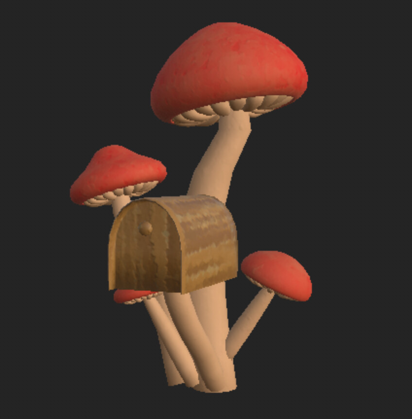 ArtStation - Mushroom Mailbox