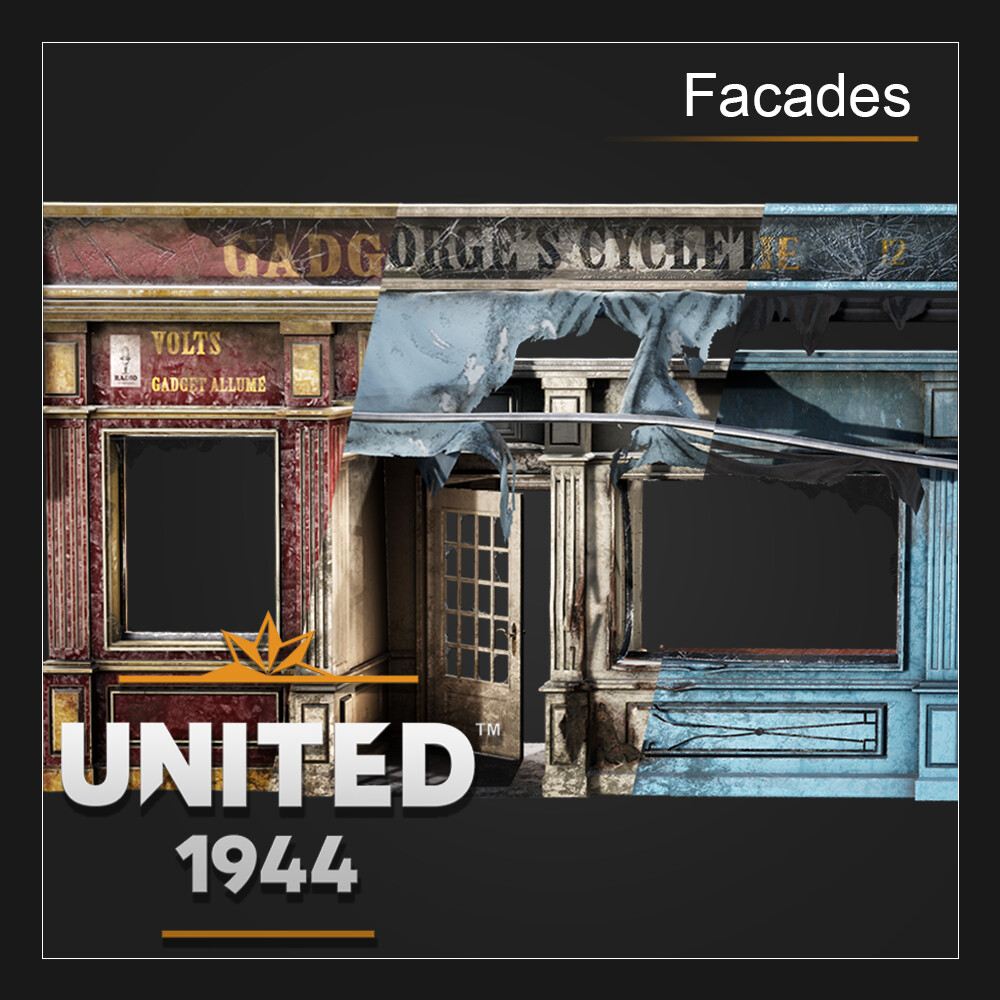 ArtStation - Facades - United 1944