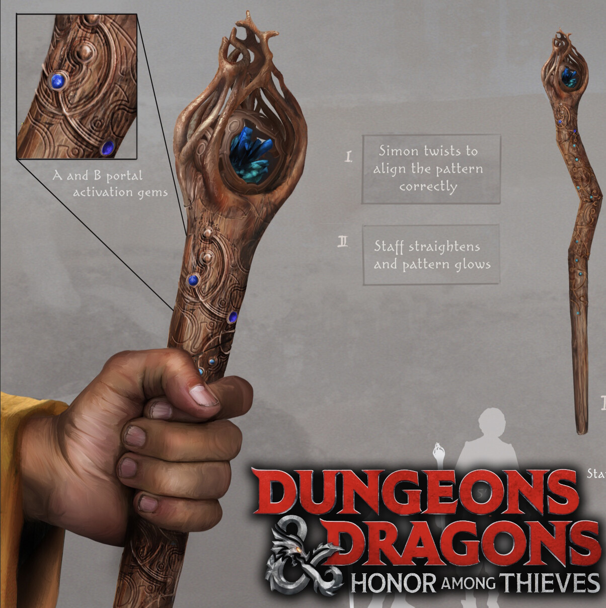 ArtStation - Hither-Thither Staff - Dungeons & Dragons: Honor Among Thieves