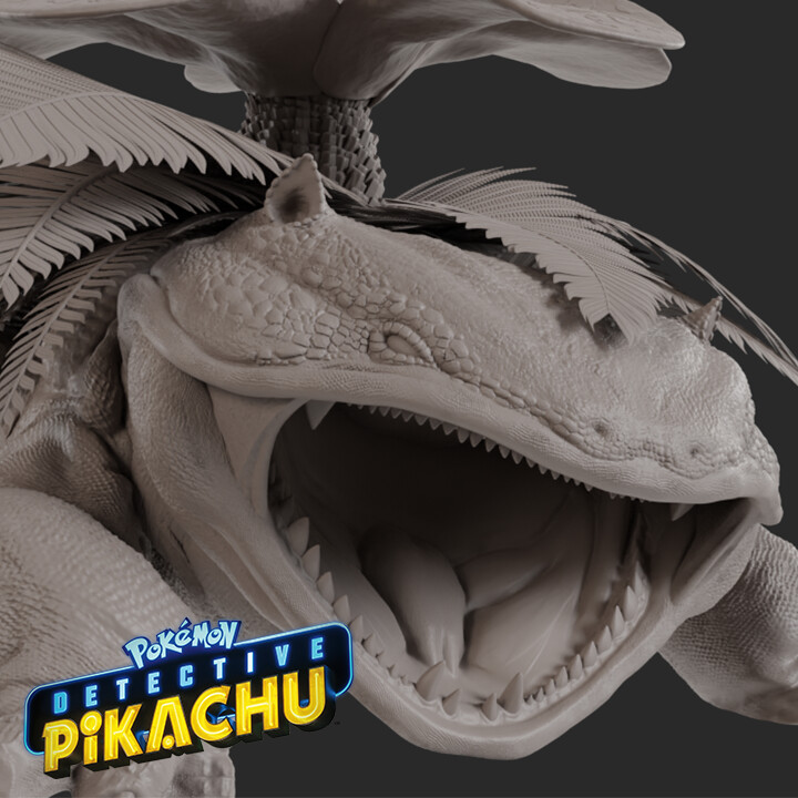 ArtStation Detective Pikachu Rejected Venusaur Concept