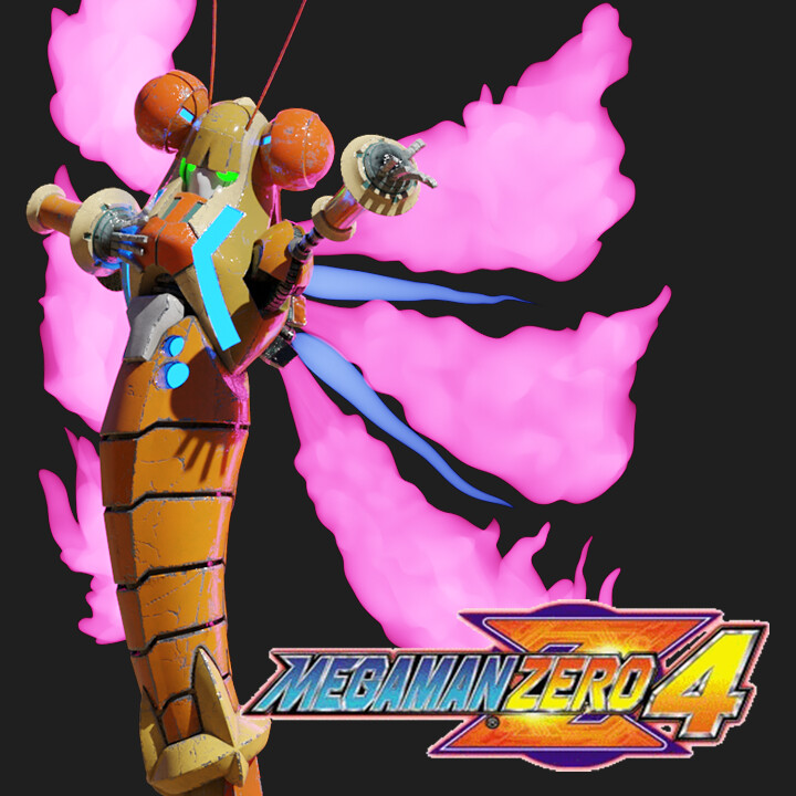 ArtStation - Megaman Zero 4 - Sol Titanion