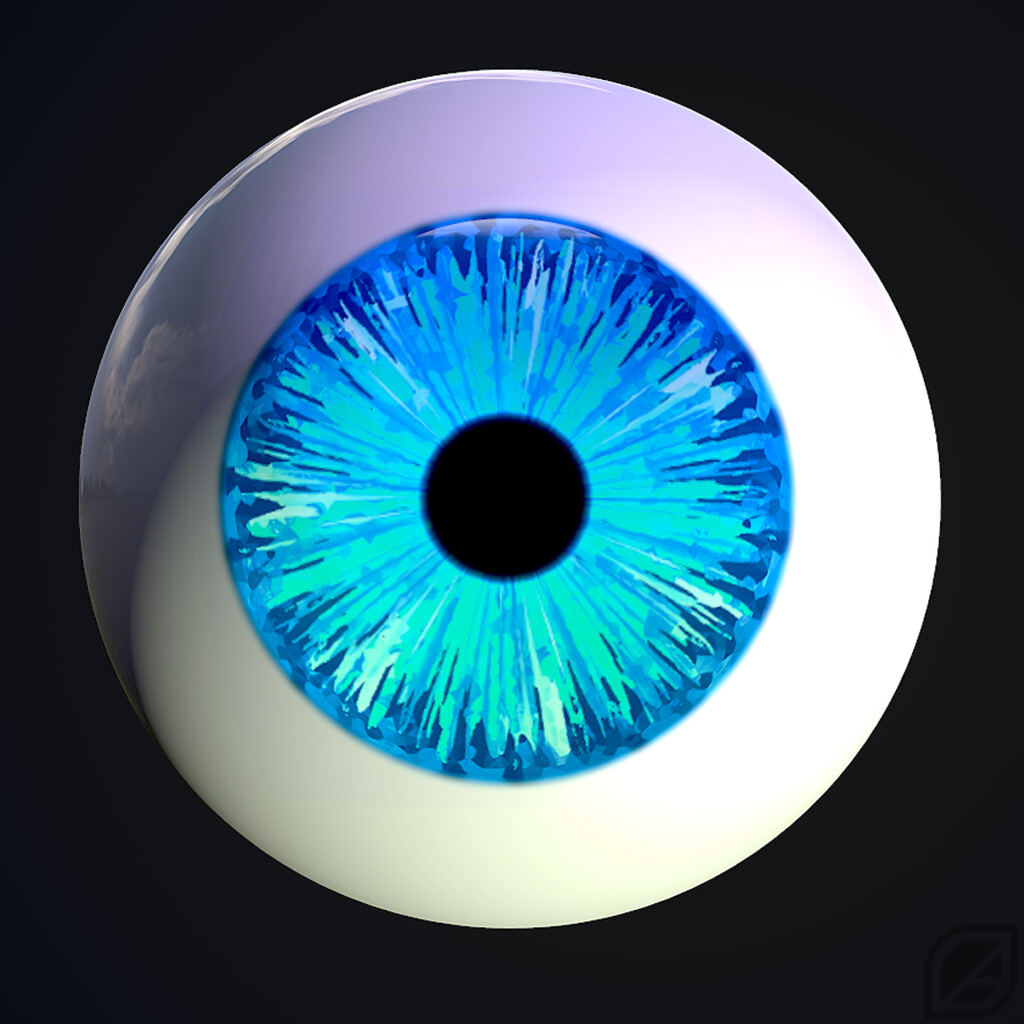 ArtStation - Blue eye - Substance Designer