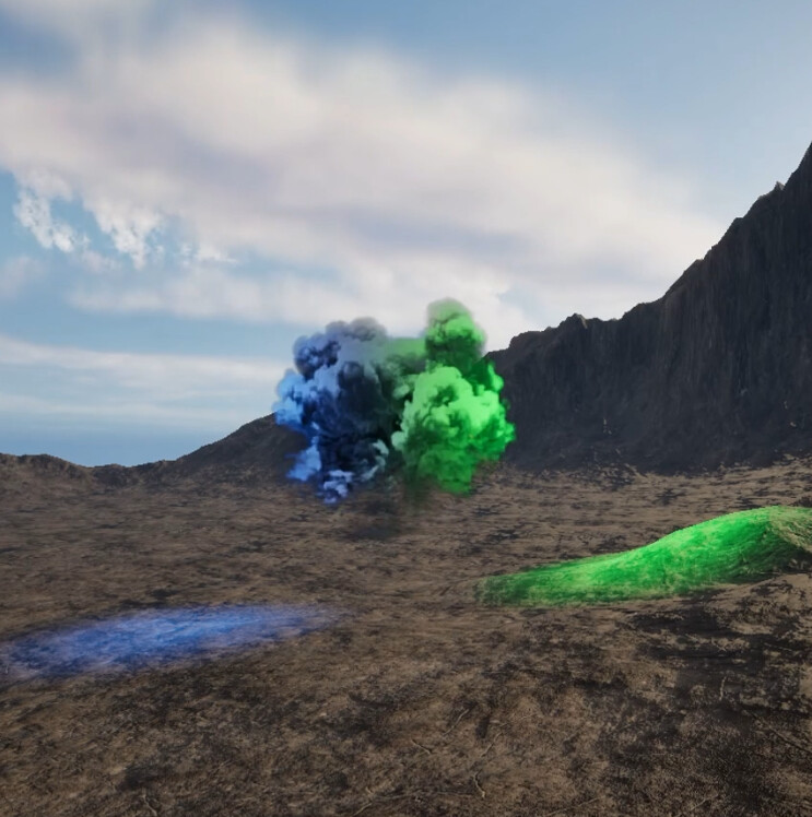 ArtStation - Explosion 6 point light textures