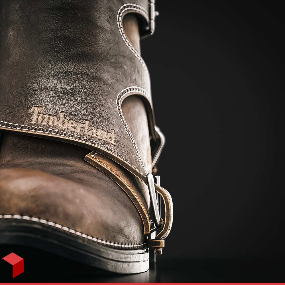 ArtStation - Texturing a Leather Boot in Substance Painter | English ...
