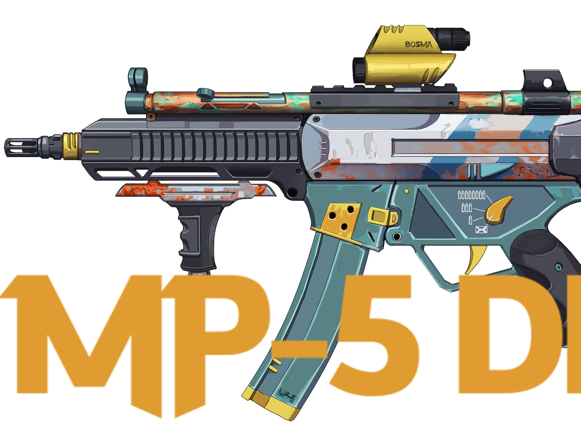 ArtStation - MP5 design and others