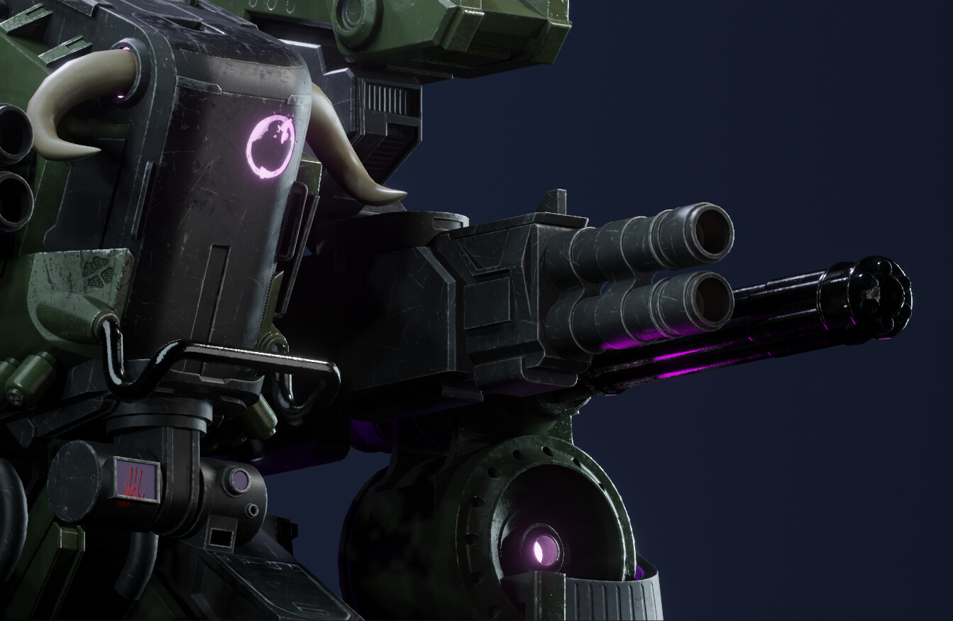 ArtStation - Game-ready 3D Model of Mechanoid
