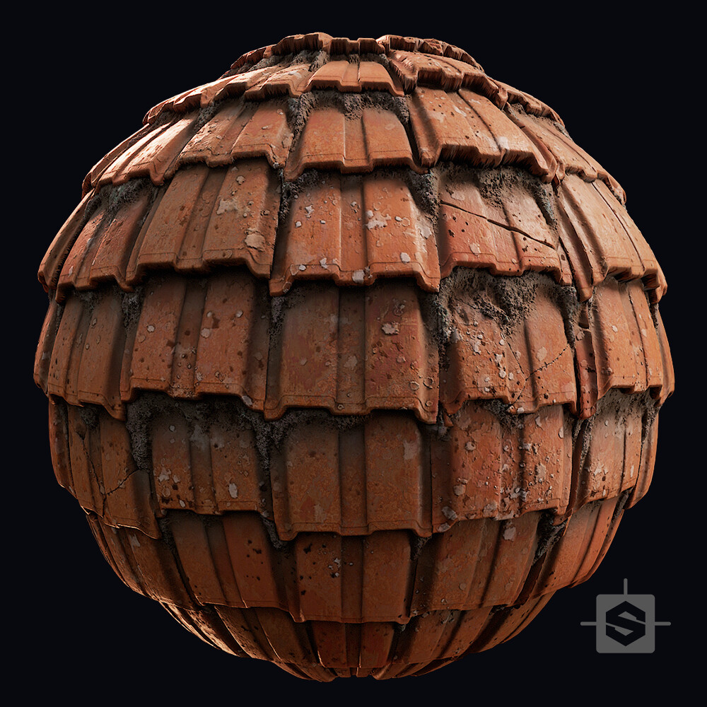 ArtStation - Roof Tile Material