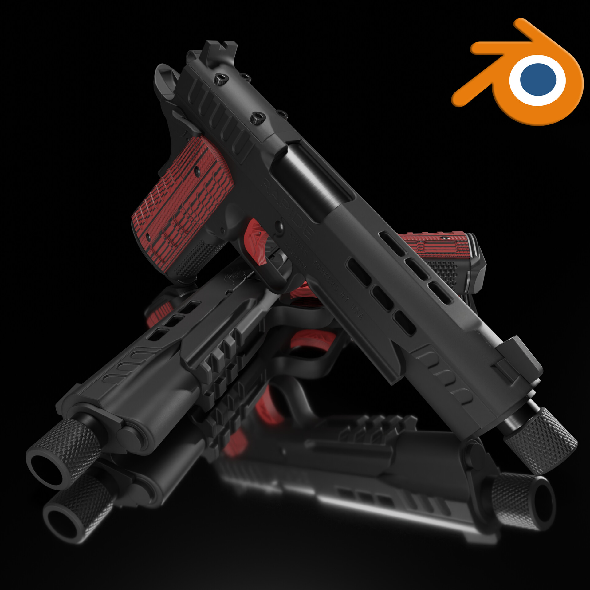 ArtStation - Kimber 1911 Rapide(Heat)