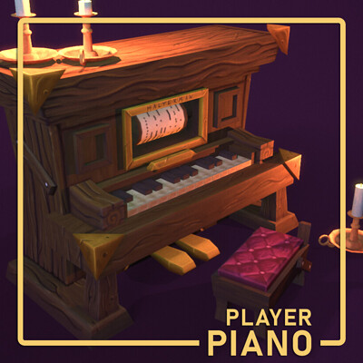 Stylized Player Piano