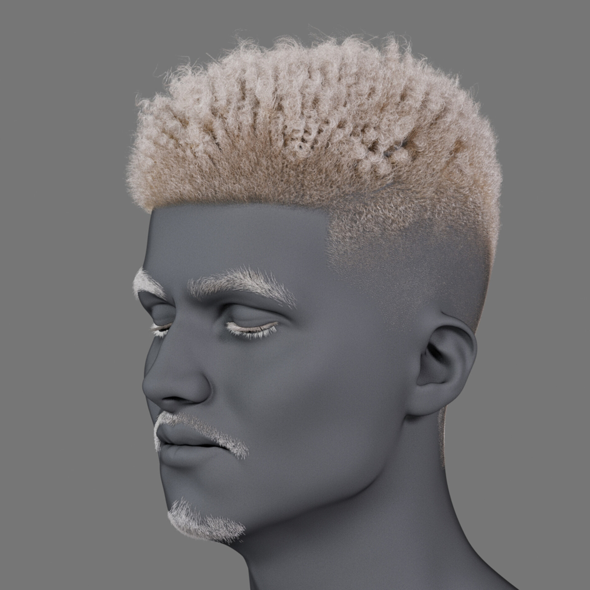 ArtStation - Hair study - Fade Haircut