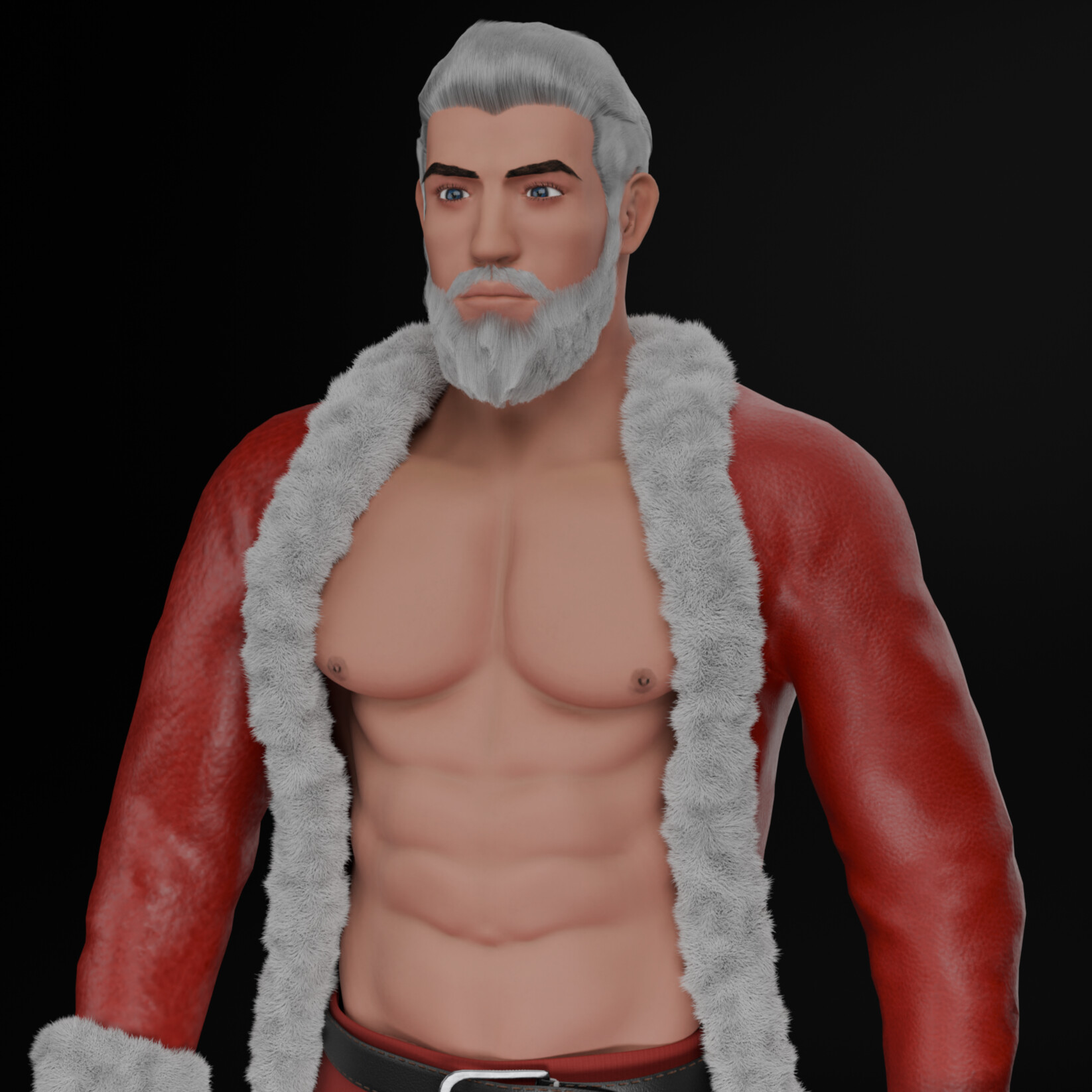 artstation-fitness-freak-santa