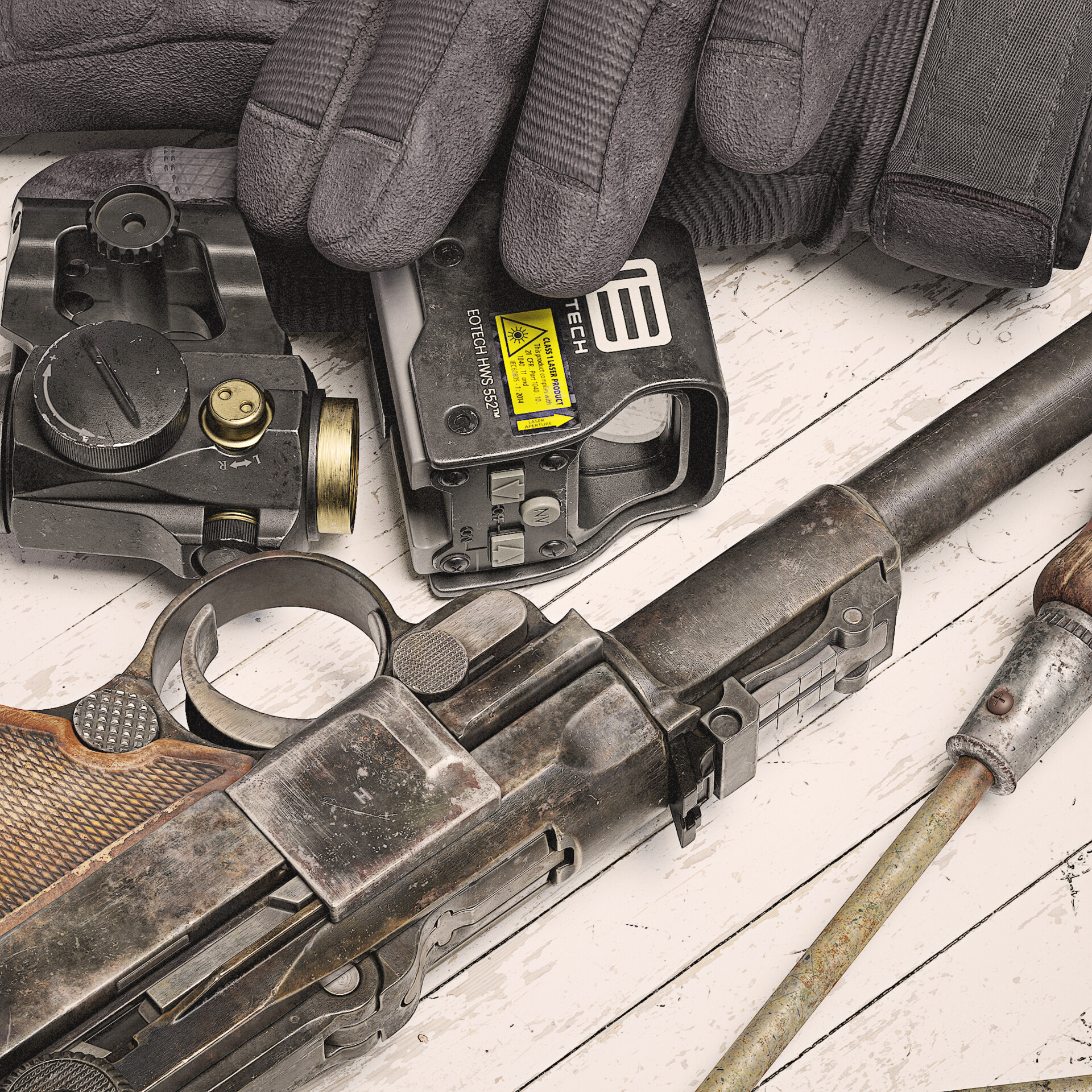 ArtStation - Luger P08 Sample